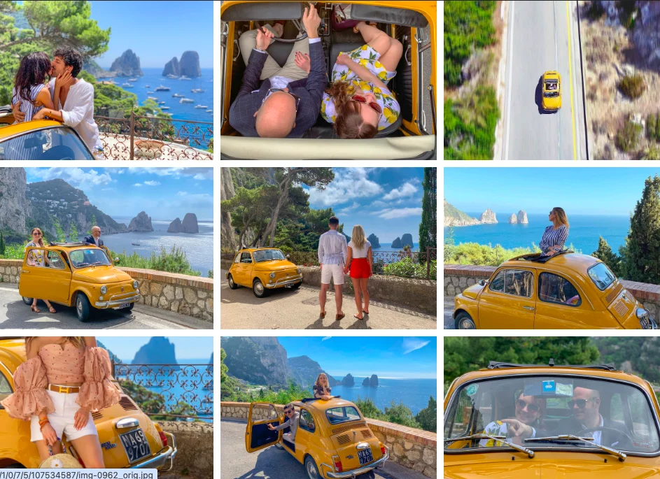Capri Fiat 500 Tour / Capri in 500 Fiat